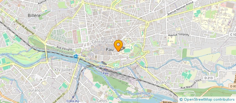 localisation de l'entreprise COGETIM à PAU