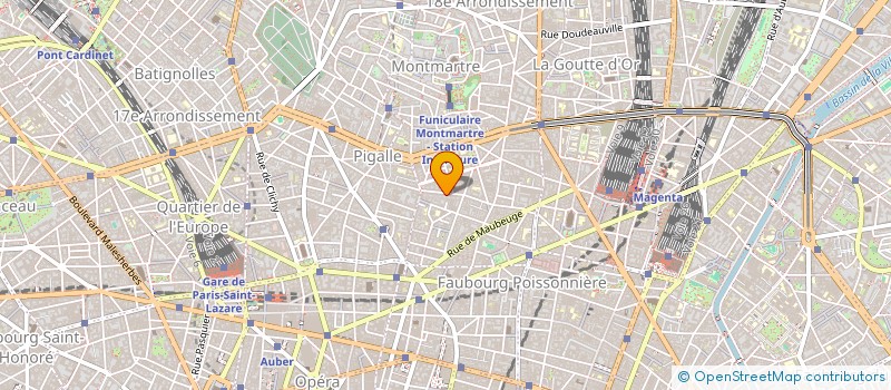 localisation de l'entreprise COGETRA à PARIS