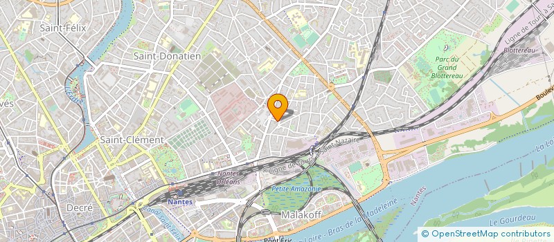 localisation de l'entreprise COGEVIE à NANTES
