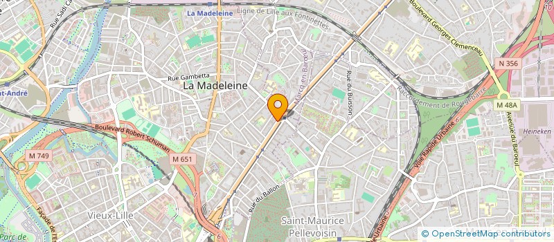 localisation de l'entreprise COGEXDIN à LA MADELEINE