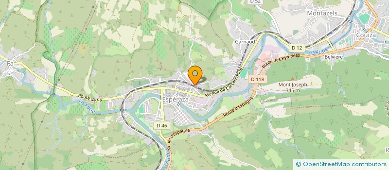 localisation de l'entreprise COGHETTO ET SAOUT à ESPERAZA