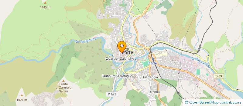 localisation de l'entreprise COGHJU ET COACH à CORTE