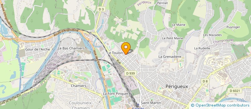 localisation de l'entreprise COGI  PERIGUEUX