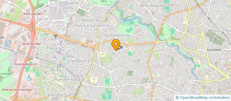 localisation de l'entreprise COGICQ à NANTES