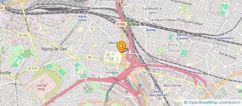 localisation de l'entreprise COGIFS à NOISY-LE-SEC