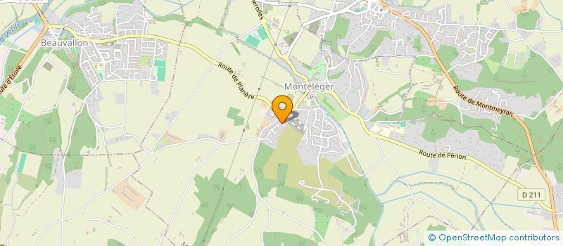 localisation de l'entreprise COGILAB à MONTELEGER