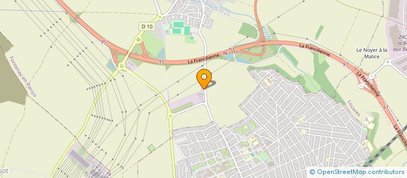 localisation de l'entreprise COGIM à FONTENAY-EN-PARISIS