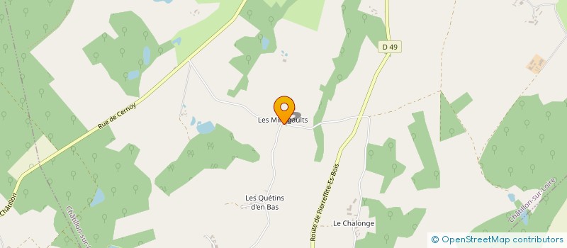 localisation de l'entreprise COGIMICLEAU à CHATILLON-SUR-LOIRE