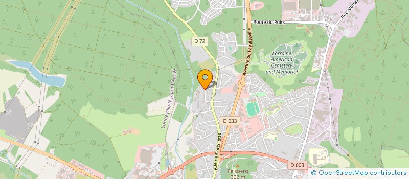 localisation de l'entreprise COGIMMO  SAINT-AVOLD