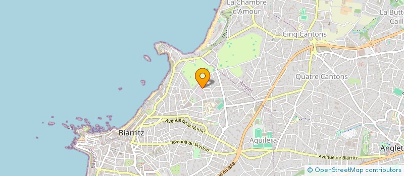 localisation de l'entreprise COGIN INTERNATIONAL à BIARRITZ