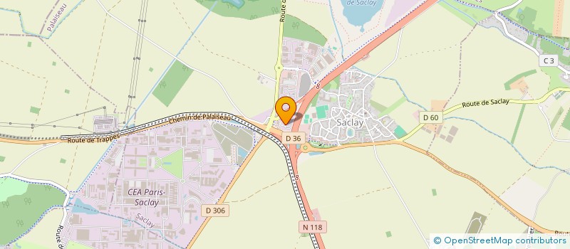 localisation de l'entreprise COGINSTALL à SACLAY