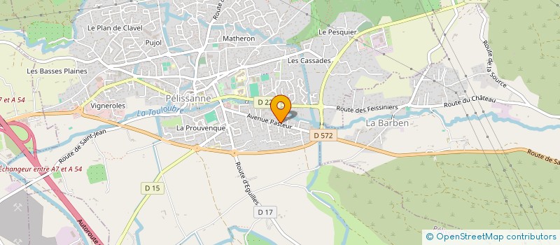 localisation de l'entreprise COGIP INFORMATIQUE à PELISSANNE