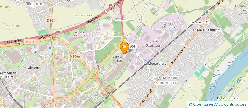 localisation de l'entreprise COGIQ  LA CHAUSSEE-SAINT-VICTOR