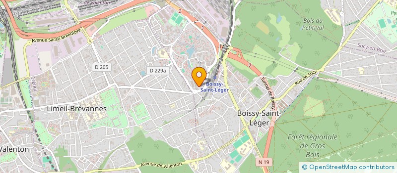 localisation de l'entreprise COGIS NETWORKS à BOISSY-SAINT-LEGER