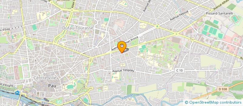 localisation de l'entreprise COGITANS à PAU