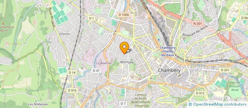 localisation de l'entreprise COGITIA  CHAMBERY