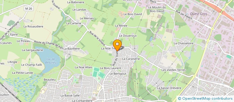 localisation de l'entreprise COGITO à COUERON