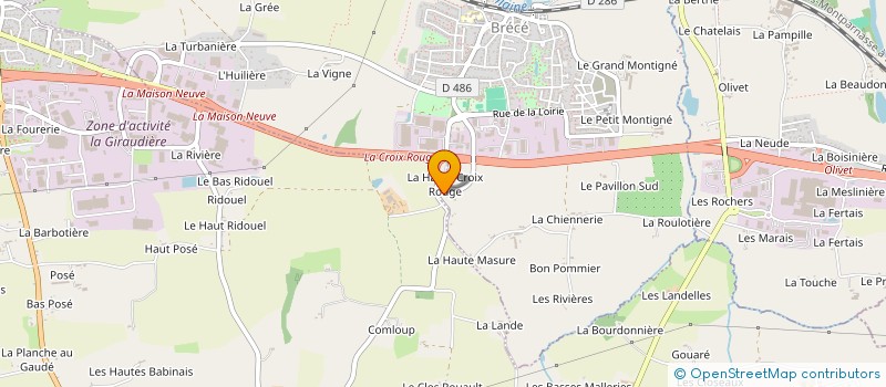 localisation de l'entreprise COGITO DIGITAL à BRECE