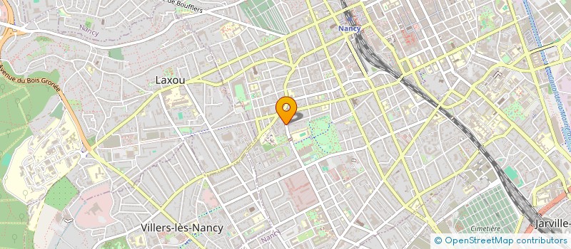 localisation de l'entreprise COGITO ERGO PROD.  NANCY