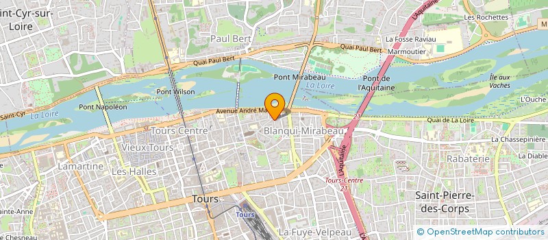 localisation de l'entreprise COGITO ERGO SUM  TOURS