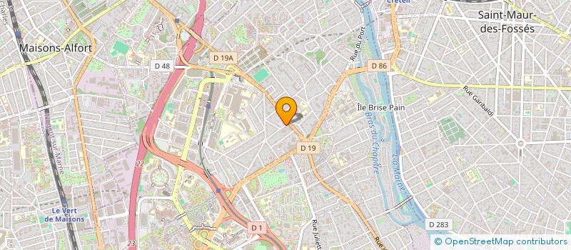 localisation de l'entreprise COGITOR  CRETEIL