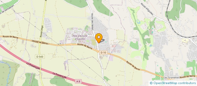 localisation de l'entreprise COGITORE INVEST  EGUILLES