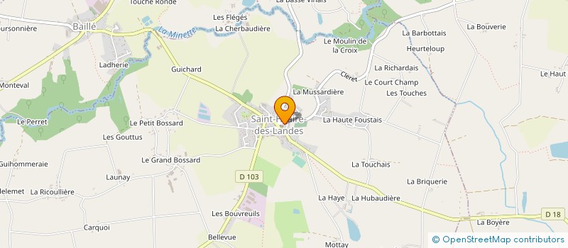 localisation de l'entreprise COGLAIS MARCHE NORDIQUE (CMN)  SAINT-HILAIRE-DES-LANDES