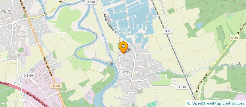 localisation de l'entreprise COGLAM  GURGY