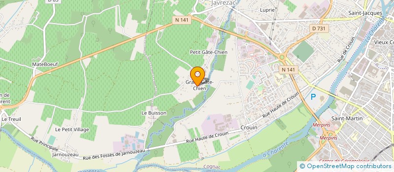 localisation de l'entreprise COGNAC COFFEE COMPANY à JAVREZAC