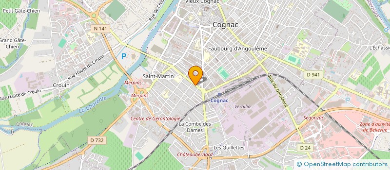 localisation de l'entreprise COGNAC DIAGNOSTICS à COGNAC