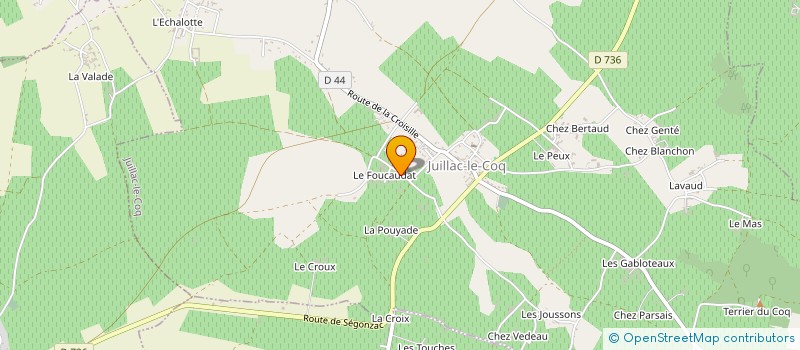 localisation de l'entreprise COGNAC DUDOGNON - CL à LIGNIERES-AMBLEVILLE