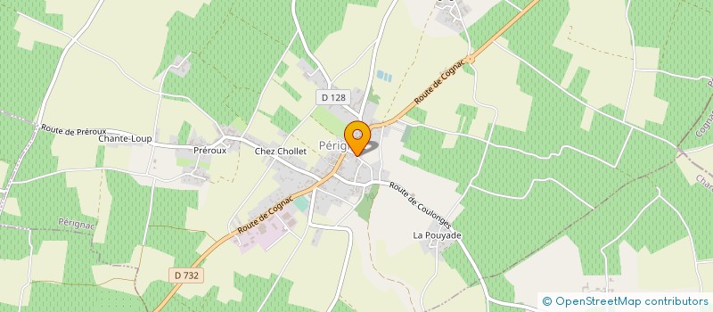 localisation de l'entreprise COGNAC ET PINEAU JULLIARD à PERIGNAC