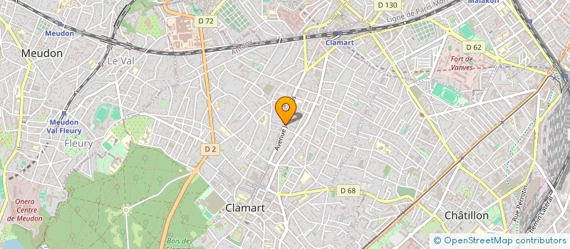 localisation de l'entreprise COGNAC INVEST  CLAMART