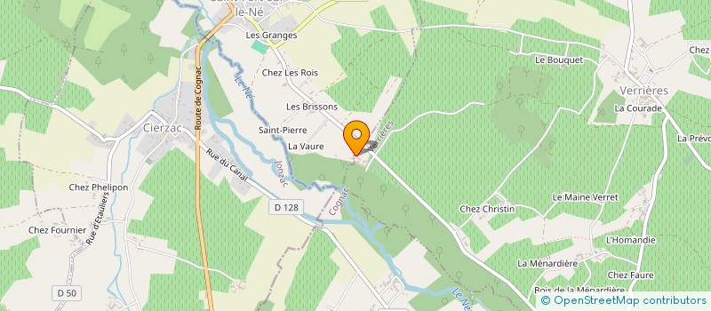 localisation de l'entreprise COGNAC RACING TEAM à VERRIERES