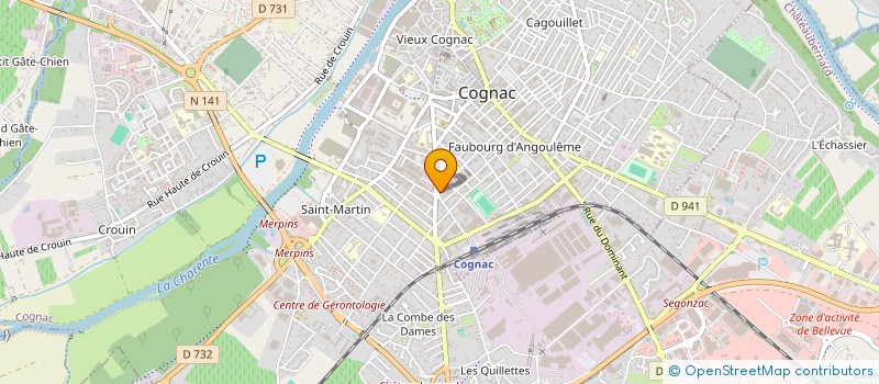 localisation de l'entreprise COGNAC REPRO à COGNAC