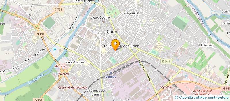 localisation de l'entreprise COGNAC SOUS TRAITANCE à COGNAC
