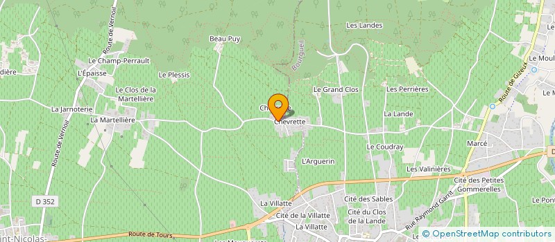 localisation de l'entreprise COGNARD  SAINT-NICOLAS-DE-BOURGUEIL