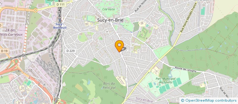 localisation de l'entreprise COGNATIS  SUCY-EN-BRIE