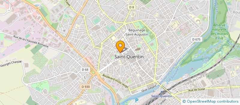 localisation de l'entreprise COGNET MULTIMEDIA à SAINT-QUENTIN