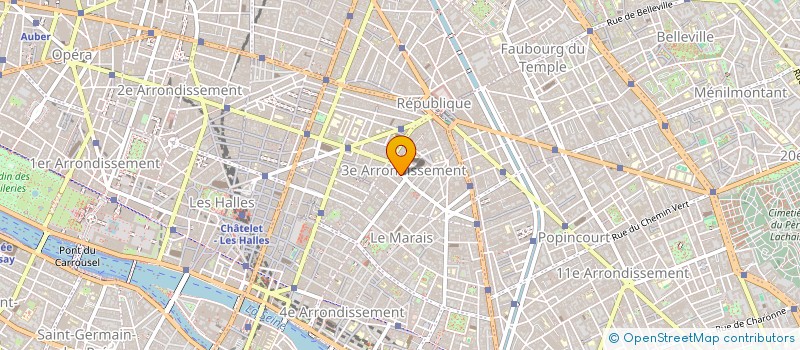 localisation de l'entreprise COGNIFIT EUROPE  PARIS