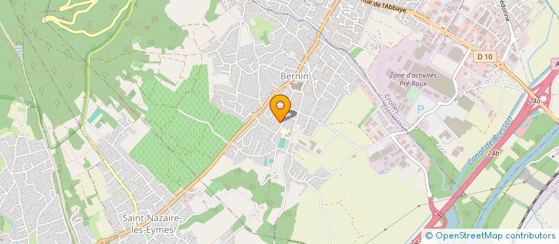 localisation de l'entreprise COGNITA CAUSA  BERNIN