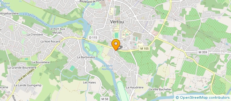 localisation de l'entreprise COGNITIVE CONSEIL à VERTOU