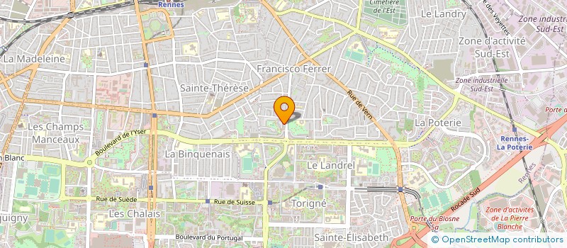 localisation de l'entreprise COGNIX SYSTEMS à RENNES