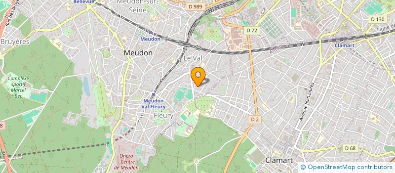 localisation de l'entreprise COGO à MEUDON