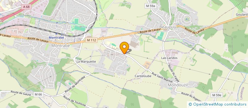 localisation de l'entreprise COGO CONSTRUCTION  MONTRABE