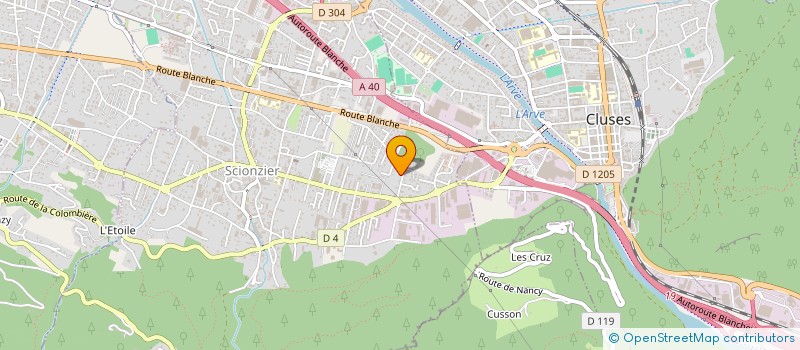 localisation de l'entreprise COGONA à SCIONZIER