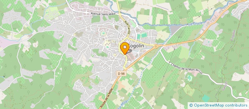localisation de l'entreprise COGOWASH à COGOLIN