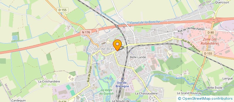 localisation de l'entreprise COGREL RENARD à DOL-DE-BRETAGNE