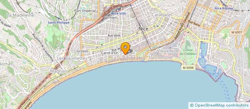 localisation de l'entreprise COGRIPA à NICE