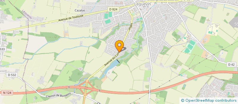 localisation de l'entreprise COHABILIS OCCITANIE  LEGUEVIN